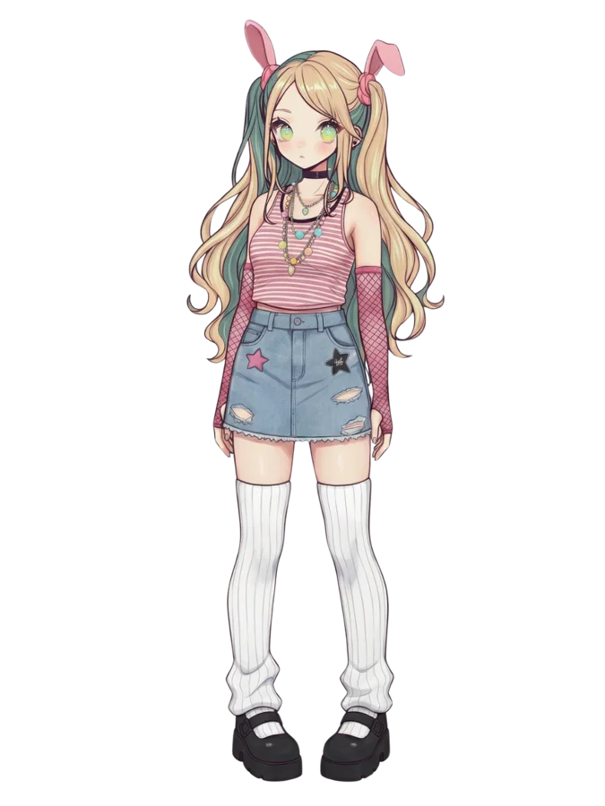 AIギャルゆうちゅすの立ち絵